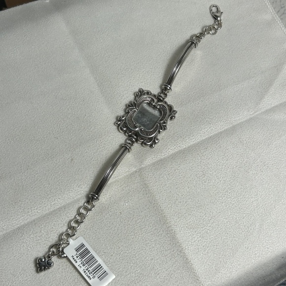 Brighton Avignon Photo Frame Bracelet Add A Picture Silver Plated Retired - Picture 2 of 9